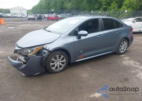 2021 Toyota Corolla Le z USA, uszkodzony, nr VIN 5YFEPMAE0MP234671